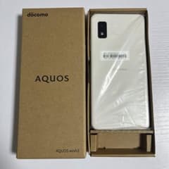 【新品未使用】 AQUOS wish3 SH-53D ホワイト 64GBのサムネイル