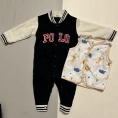 POLO Baby ロンパース 80cm ベスト 50〜70cm 2点セットのサムネイル