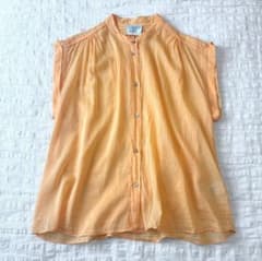 美品 foret forte コットンシルク シアー ブラウス サイズ1 - メルカリ