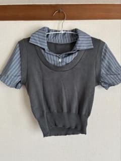 ニットベストシャツ 夏服 レディースのサムネイル