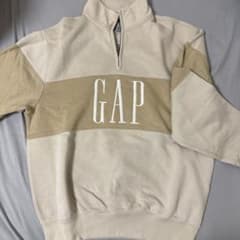 GAP ハーフジップ スウェット ベージュ XSのサムネイル