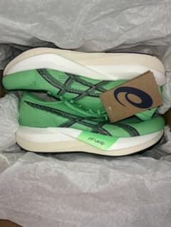 【新品未使用・箱付き】ASICS マジックスピード 5 グリーン色 27.5cmのサムネイル