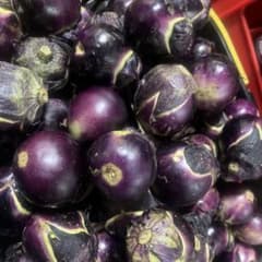 訳あり大きめ薄皮丸ナス 唐揚げ5kgクール便　沖縄離島除くのサムネイル