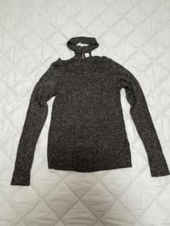 H&M DIVIDED ラメ入り リブニット トップスのサムネイル