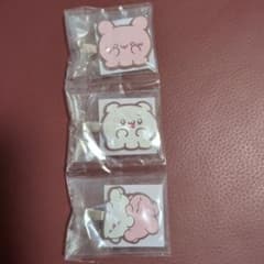 fino　らぶいーず オリジナル前髪クリップ 3点セット