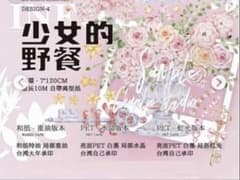 未開封】海外マステ 水晶 pet 少女的野餐 - メルカリ