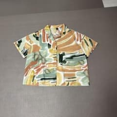 SHEIN 半袖シャツ アブストラクト柄 Mサイズのサムネイル