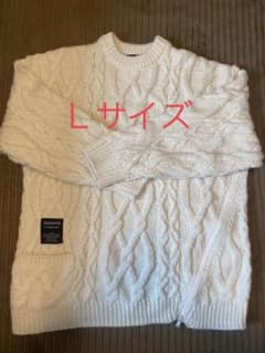 GU×UNDERCOVER Lサイズ ケーブルオーバーサイズセーターのサムネイル