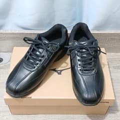 신발 미즈노 LS030 25.5cm 3E 블랙 사이드 Zip 걷기 상자 포함