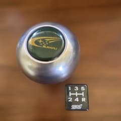 SUBARU シフトノブ(チタン製)ST I シフトプレート - メルカリ