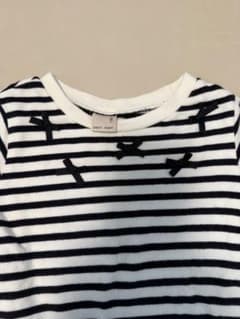 petit main ボーダー長袖カットソー 100cm