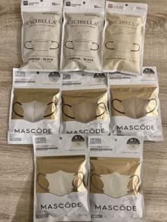 未使用＊ベージュ系マスクセットのサムネイル