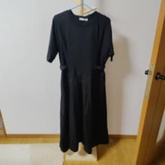 DoCLASSE Tシャツワンピース半袖 黒のサムネイル
