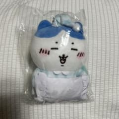 ちいかわ　デスクトップから見守るひっかけぬいぐるみ　ねむいよハチワレのサムネイル