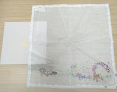 【商談中】WAKO 和光 手刺繍 ハンカチーフ 花柄 商談中】WAKO 和光 手刺繍 ハンカチーフ 花柄 - メルカリ