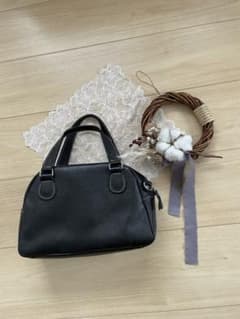 ★再度お値下げ★京都のクリームカンパニーの黒の2ウェイショルダーバックのサムネイル