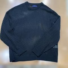 Cathy's closet メッシュ編みニットセーター Mのサムネイル