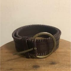 ひー様専用  美品 太ベルト 茶のサムネイル