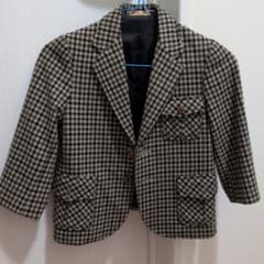 DIMPLE キッズ フォーマル ジャケット チェック柄のサムネイル