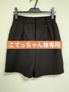 LOWRYS FARMスタイルUPショートパンツ ブラックのサムネイル