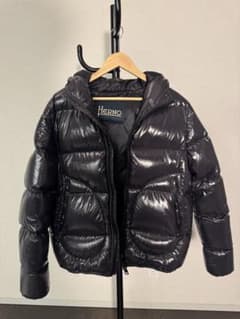 Herno フード付きダウンジャケット ブラック サイズ52 - メルカリ