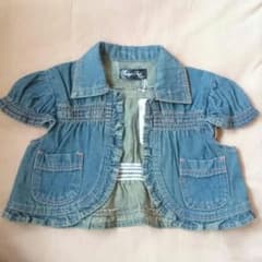 お値下げ☆新品 デニム 半袖 上着のサムネイル