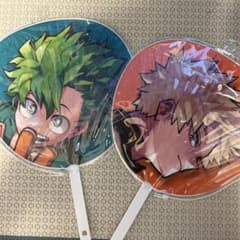 僕のヒーローアカデミア ヒーロー応援ジャンボうちわ 緑谷出久 爆豪勝己のサムネイル
