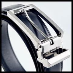 【訳あり品】 Guy laroche ベルト メンズ レザー 本革 ブラック 黒のサムネイル