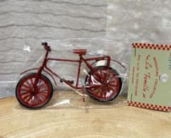 ミニチュア　自転車　赤のサムネイル