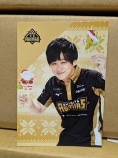 Mリーグ 多井隆晴 Xmas限定 ポストカード 渋谷ABEMASのサムネイル
