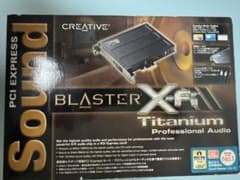【サウンドカード】CREATIVE Sound Blaster Titaniumのサムネイル