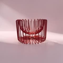 メ*6様 廃盤OLD IKEA TRADIGフルーツバスケット　エレンヨハンソン ワイヤーフルーツバスケット レッド - メルカリ