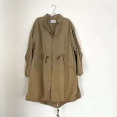 극미품 AUG 피쉬 테일 코트 아우터 M-65 베이지 매진품