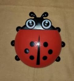 かわいいてんとう虫の歯磨き粉歯ブラシホルダーのサムネイル