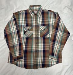 BIG MIKE ヘビーネルシャツ XL USA ファイブブラザー OEM BIG MIKE ヘビーネルシャツ XL USA ファイブブラザー - メルカリ