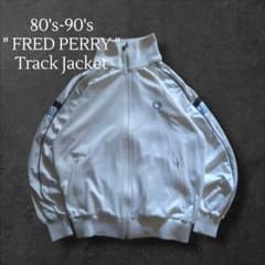 80s-90s FRED PERRY フレッドペリー トラックジャケット刺繍ロゴ