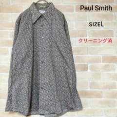 極美品】 Paul Smith ポールスミス 花柄 長袖シャツ シェルボタン