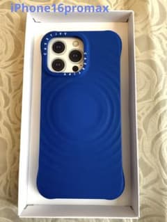 ケースティファイ ウェーブシリコン コバルトブルー iPhone16promax