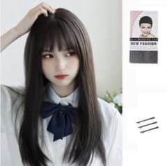 黒ロングストレートウィッグのサムネイル