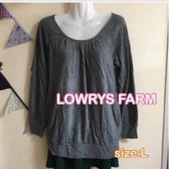 size:L ゆったりカットソー 長袖のサムネイル