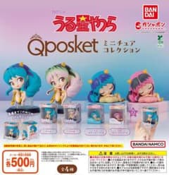 TV 애니메이션 우루 세이 야 츠라 Q posket 미니어처 컬렉션 전 4 종 컴프