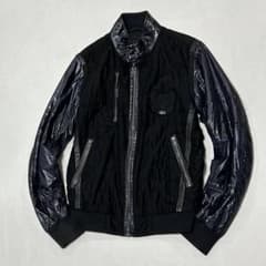 00s Diesel 異素材切替 ライダース レザー お兄系 Tech y2k - メルカリ
