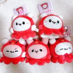 らぶいーず　タコさんウインナーになるもん　ボールチェーン付きぬいぐるみ　全５種