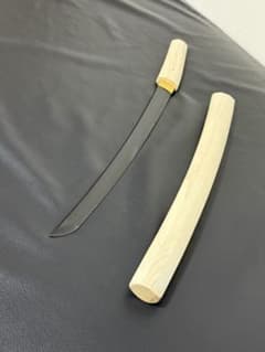 刀　かたな　剣　けん　美品　白鞘　中尺　模造刀　模擬刀　舞踊　大衆演劇 刀 かたな 剣 けん 尾形刀剣 黒刀身 白鞘 中尺 模造刀 模擬刀 舞踊