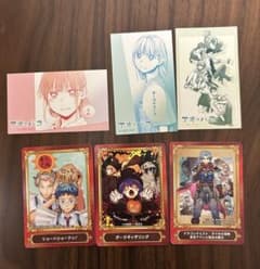 ステッカー、カード　アオのハコ等ジャンプ作品6枚セットのサムネイル