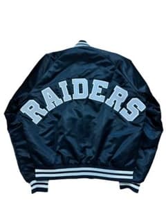 レア！80〜90s USA製 RAIDERS chalk lineスタジャン M - メルカリ
