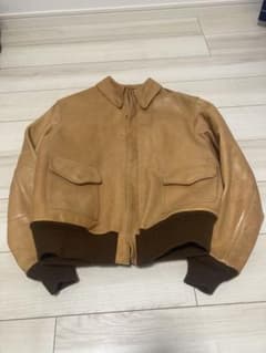 40 バズリクソンズ A-2 br80093 ヌメ革 RRL ホースハイド 馬革 - メルカリ