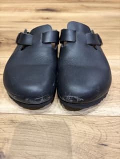 Birkenstock ブラックサボサンダル 37 BIRKENSTOCK サボ クロッグサンダル ブラック 37 - メルカリ