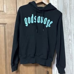 god savage パーカー　ミント色　Sのサムネイル