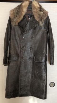 ジャンポールゴルチエ 牛革　コート 定価約80万円 イタリア製のサムネイル
